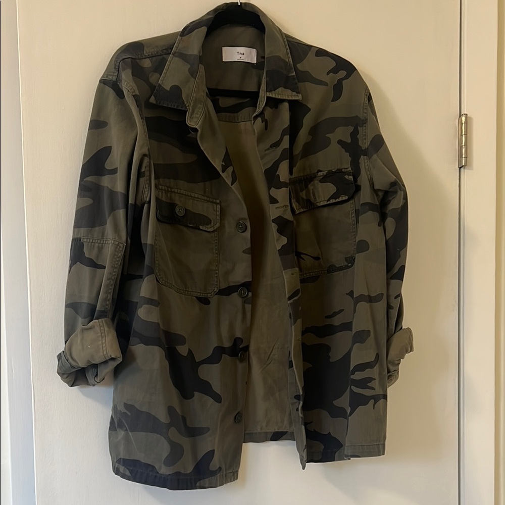 TNA (Aritzia) Camouflage Military Jacket